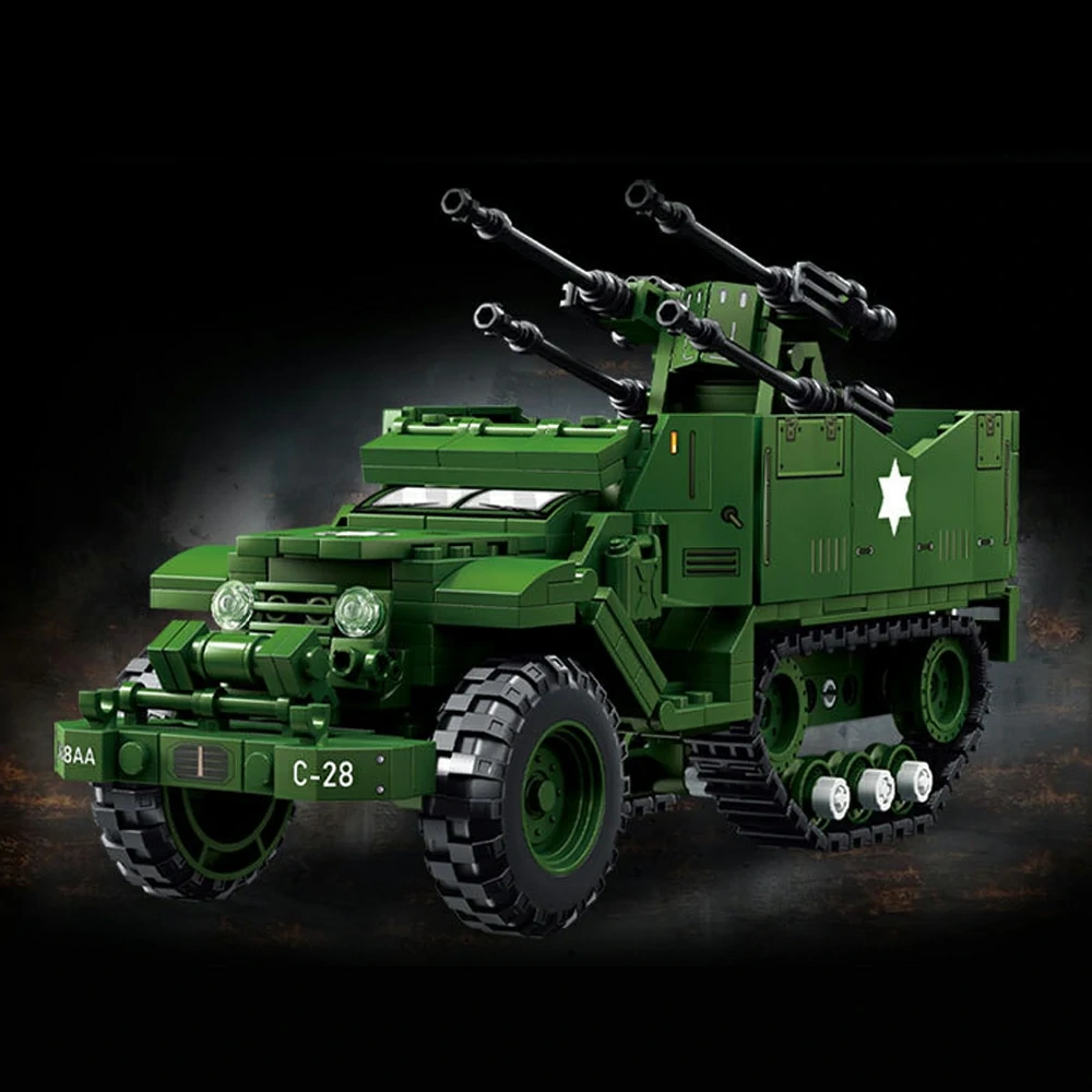 Leyi 66080 M16 MULTIPLE GUN MOTOR CARRIAGE Military