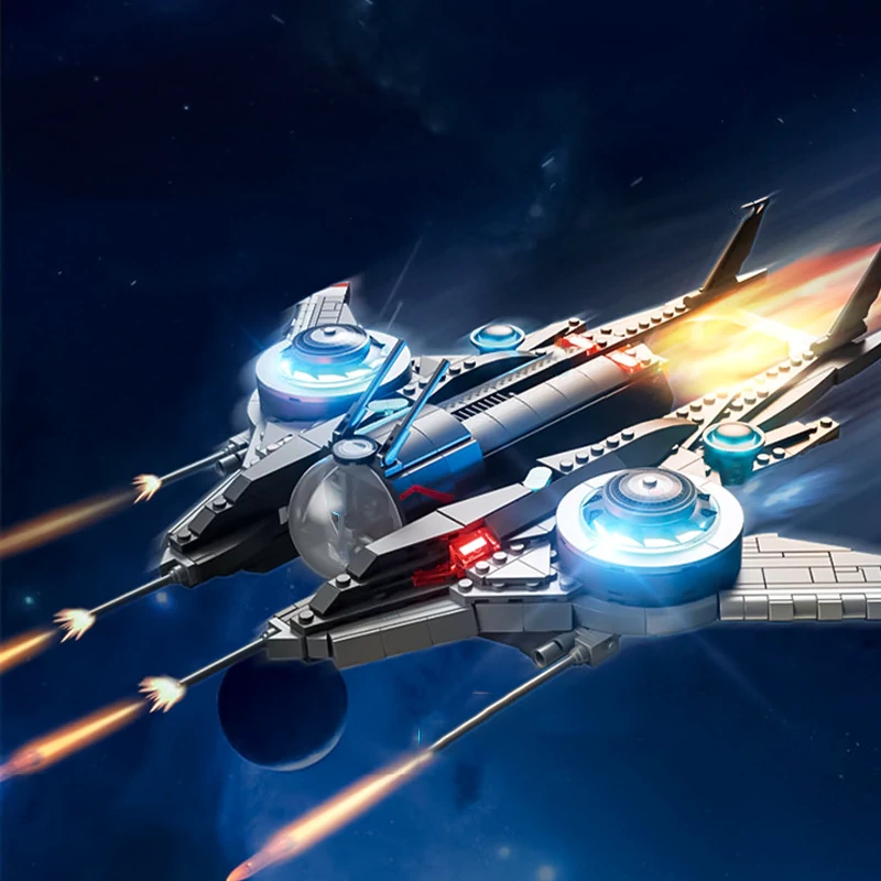 ZHEGAO QJ5474 Titanium Fighter Jet Star Wars