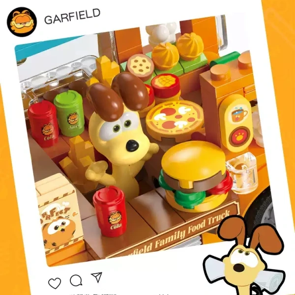 Femibox S44052 Garfield Family Mobile Food Cart Movie