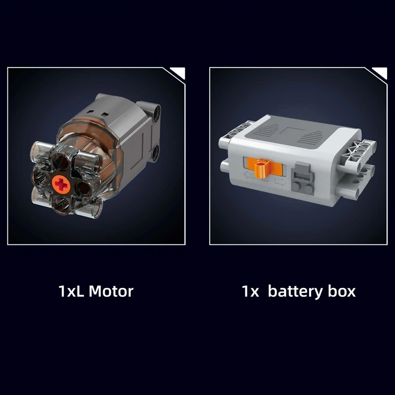 MouldKing 10202 Lambo Supercar V12 Engine+Transmission Technic