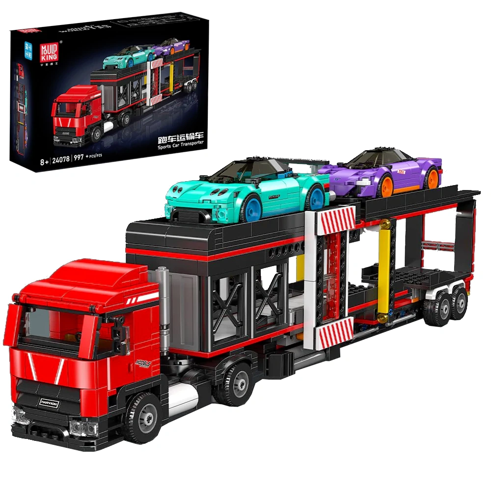 MouldKing 24078 Sports Car Transporter Technic