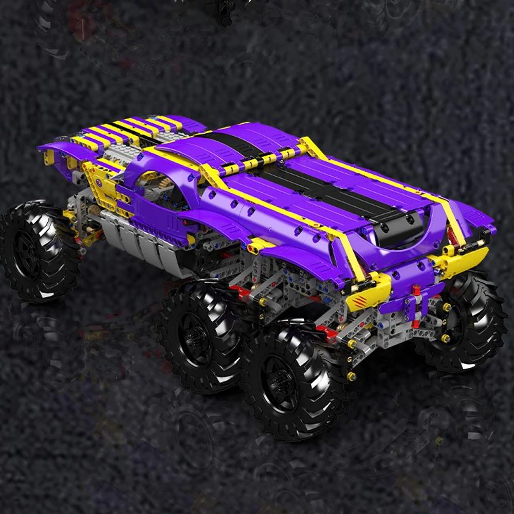 MouldKing 18009 PURPLE GOLD TIGER CLIMBING VEHICLE Technic