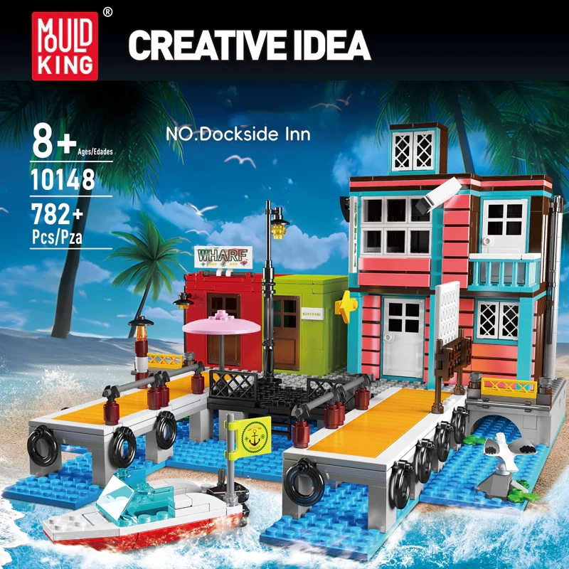 MouldKing 10148 Dockside Inn Modular Buildings