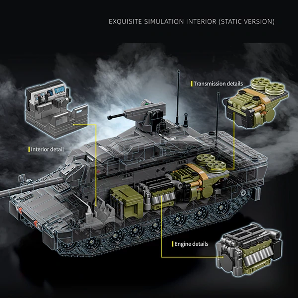 12GO 96002 Enhanced Main Battle Tank Military