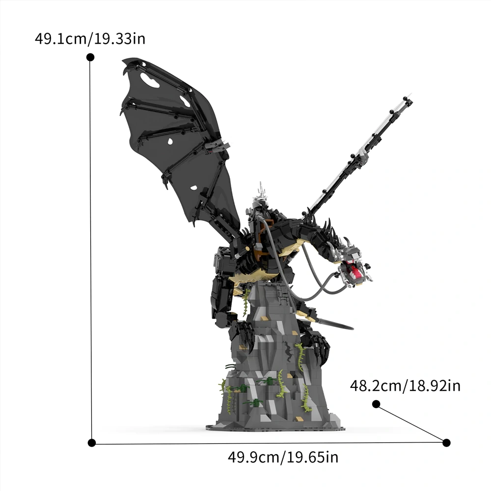 Xbert 66150 THE BLACK BEAST Monster Dinosaur