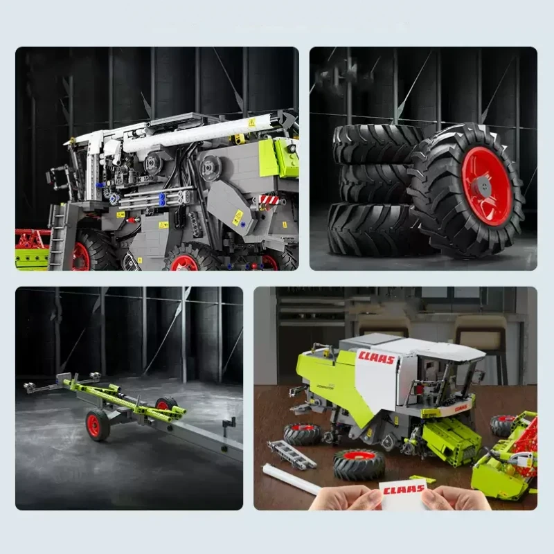 [Pre-sale] CaDA C61508 CLAAS Dominator 370 Harvester 1:17 Technic Europe Warehouse Express