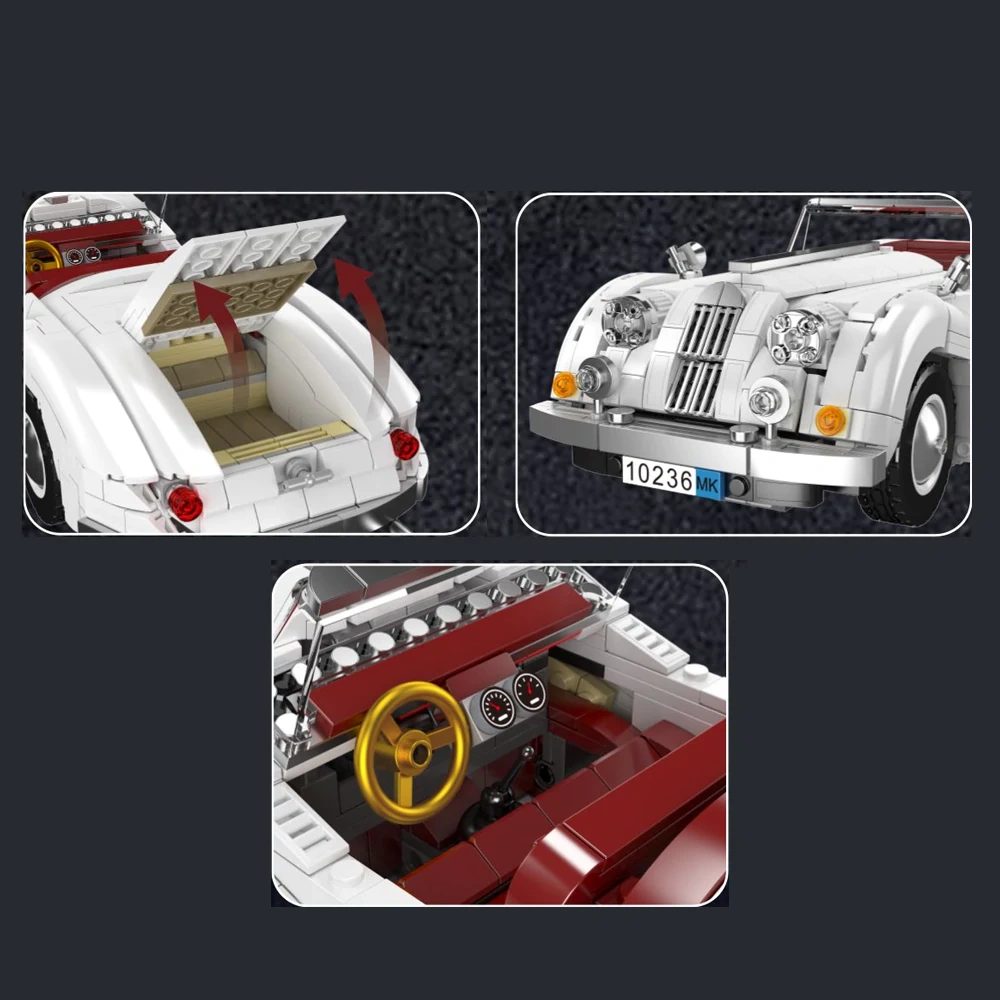 MouldKing 10236 XK140 OTS Sports Car Technic