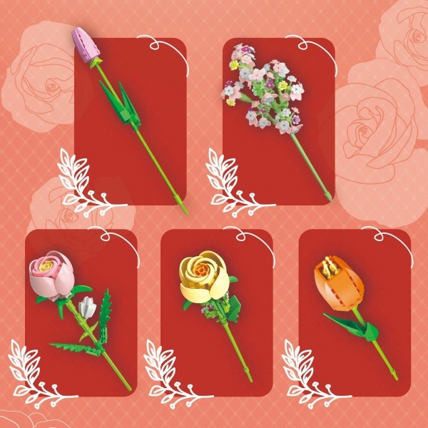 JIESTAR JJ9065 Pink Snow Mountain Creator Expert