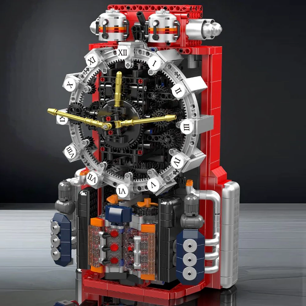 MouldKing 10187 ENGINE CLOCK Technic