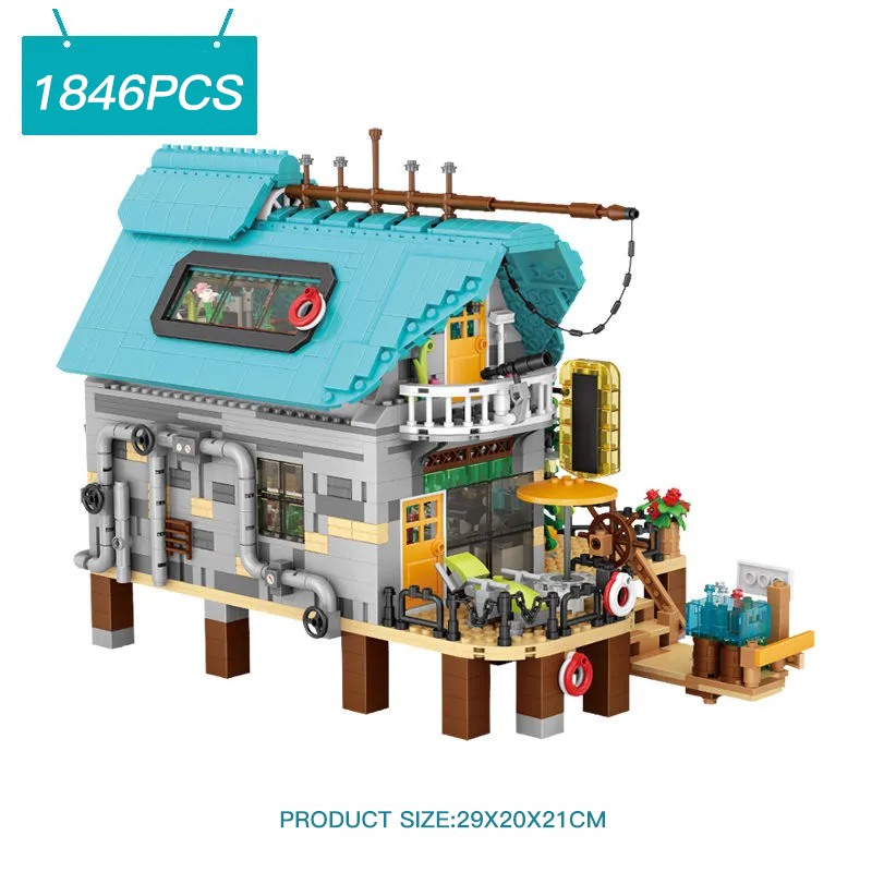 {Mini Micro Bricks} LOZ1048 Creator Expert Zero Bar Modular Buildings Blocks 1846±pcs Bricks from China.