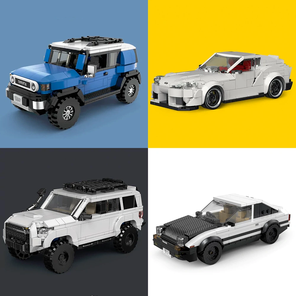 PowerBlock TOYOTA Licensed 8-Wide 1:32 Scale Car Technic | Barweer