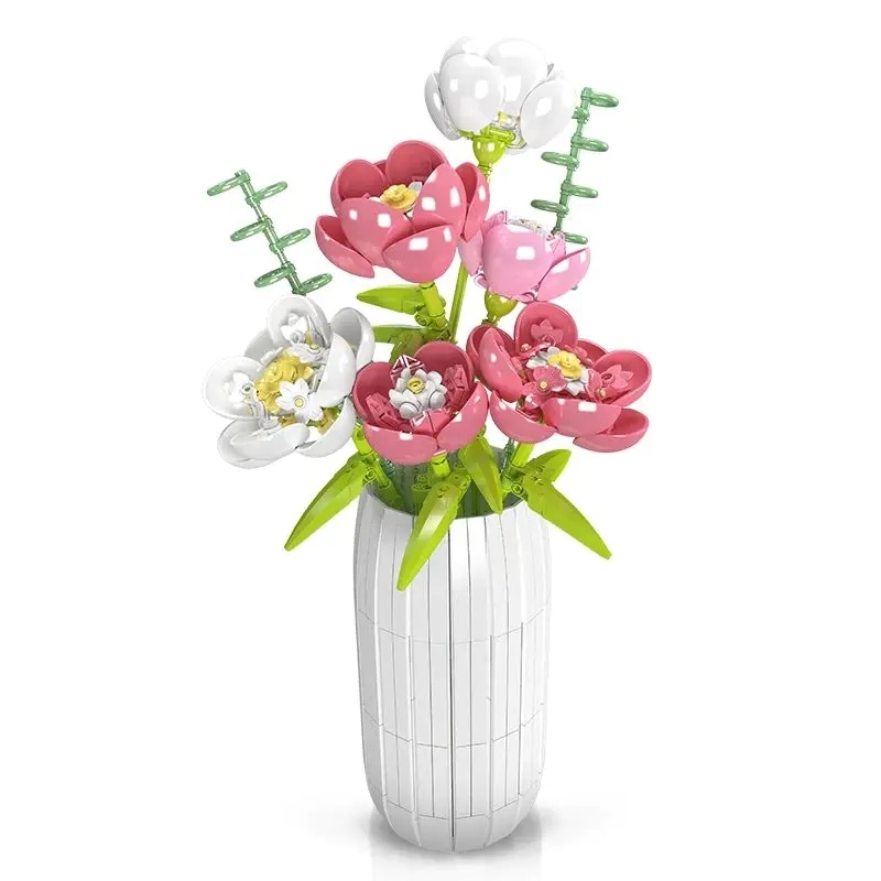 Mould King 10059 Flower World: Peony Technic