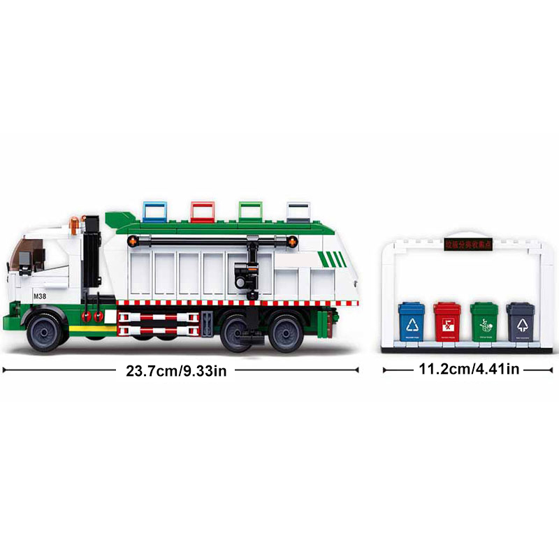 Sluban M38-B0780 A garbage truck Technic