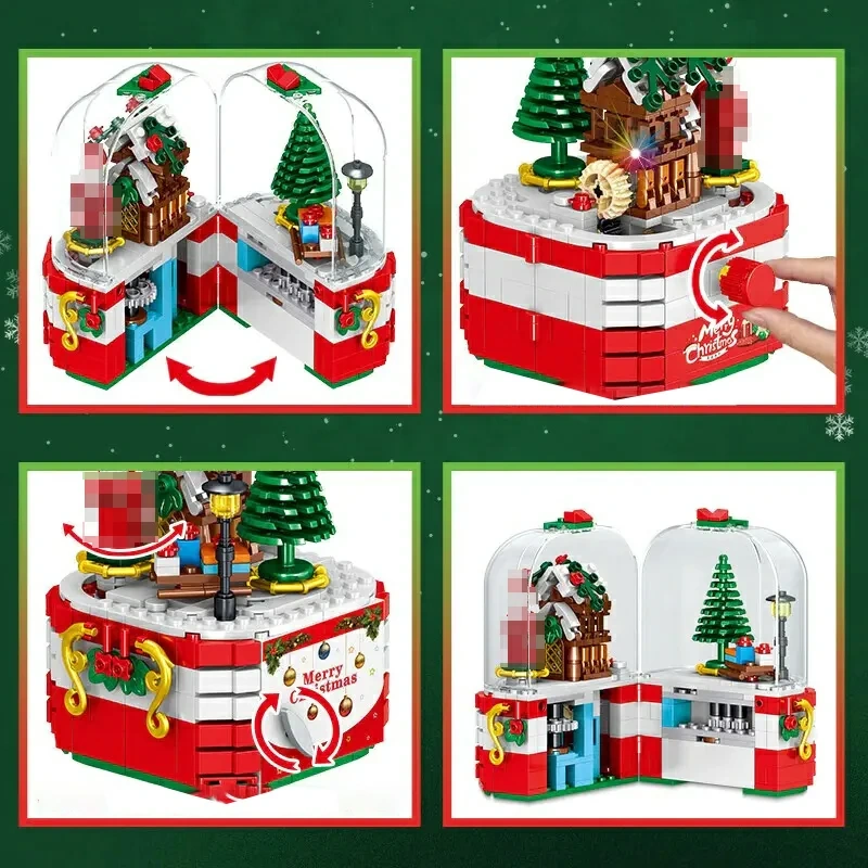 ZHEGAO QL0985 Merry Music Box Christmas