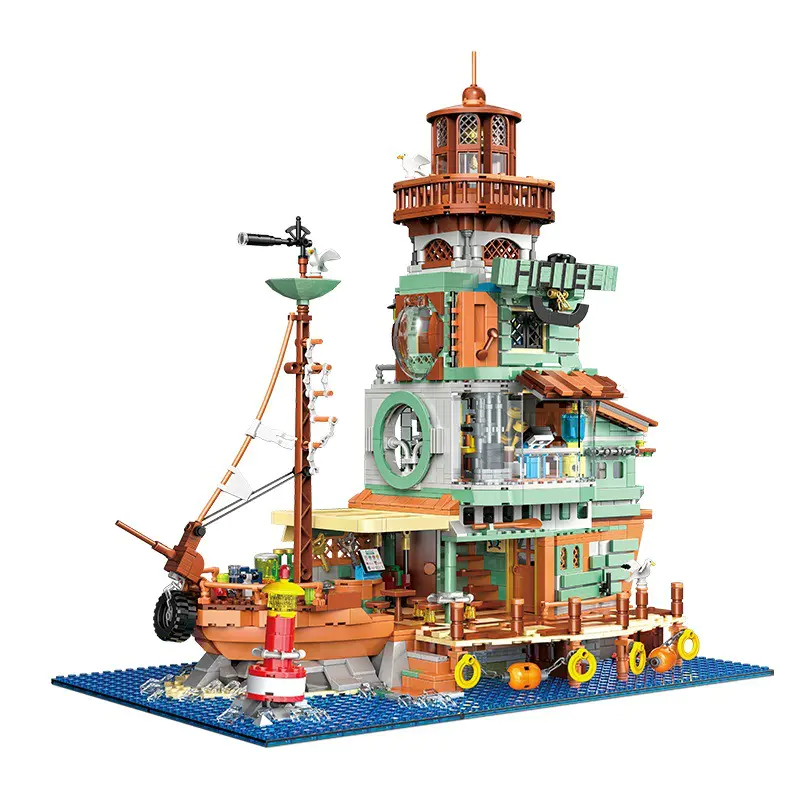 [Mini Micro Bricks] ZHEGAO 00422 Harbour Hotel Creator