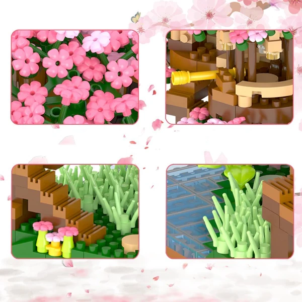 [Mini Micro Bricks] LHCX 609 Cherry Tree Home Creator Expert