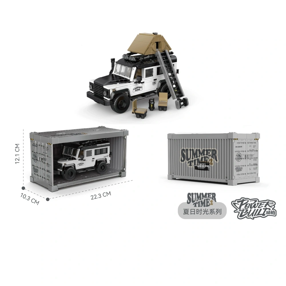 [Pre-sale] PowerBlock PB8825 White Off-Road Vehicle Technic