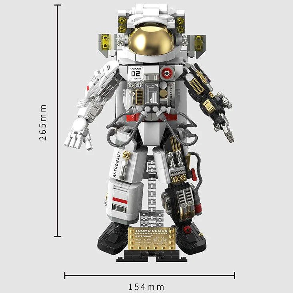 TUOMU T6001 Astronaut Half Mech Creator Expert