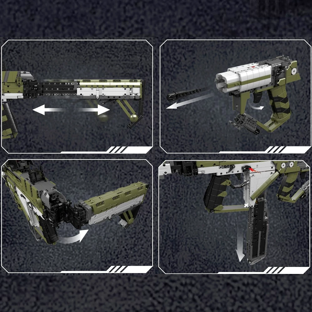 MouldKing 14032 DY-01 Assault Rifle Military