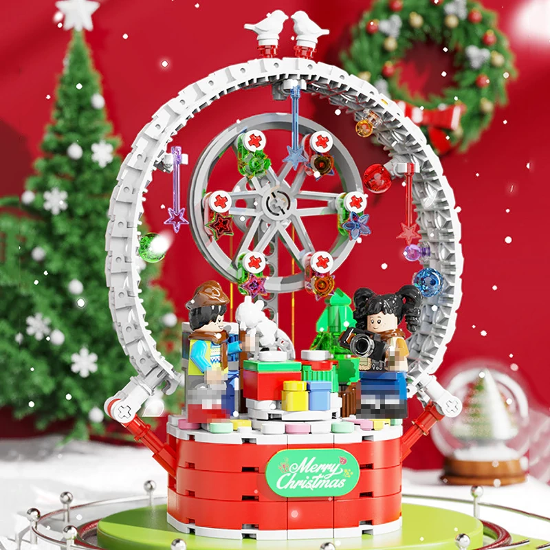 CBOX JD010 Christmas Rotating Ferris Wheel Christmas