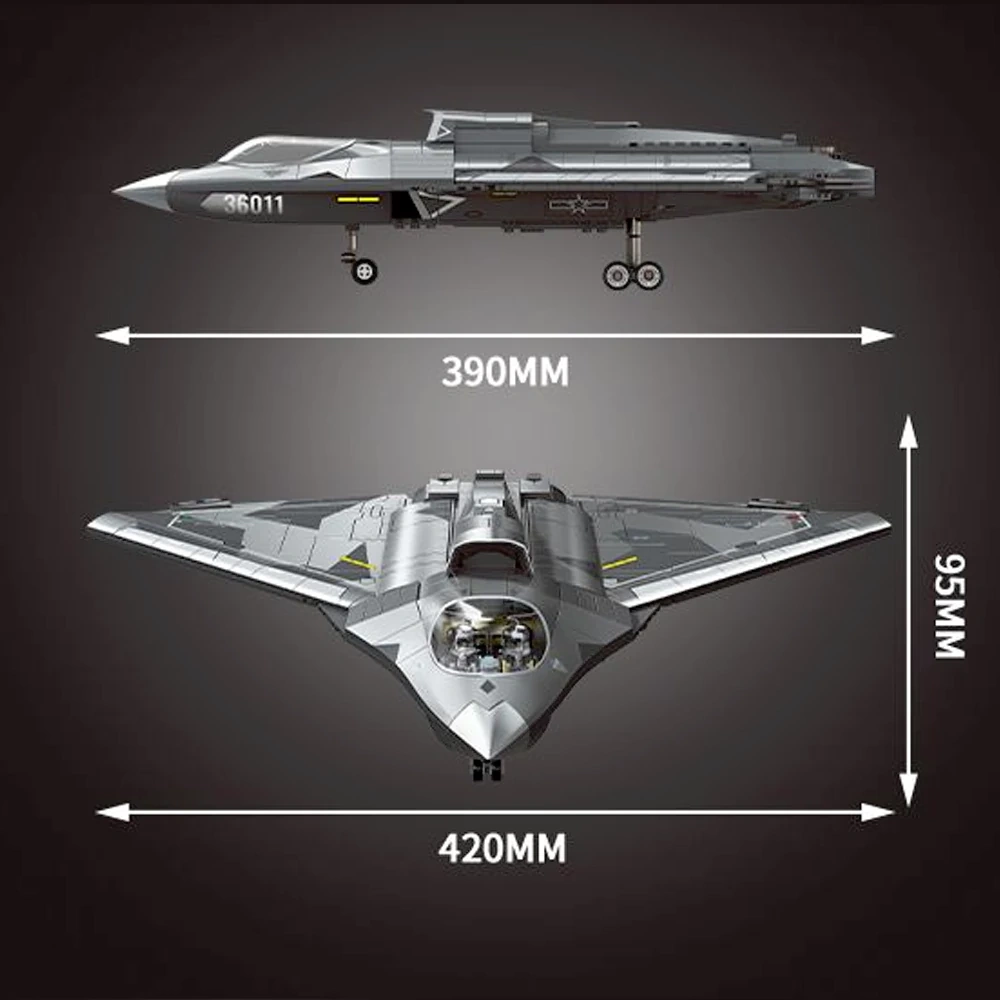 SEMBO 202279 Sixth Generation Fighter Jet Military