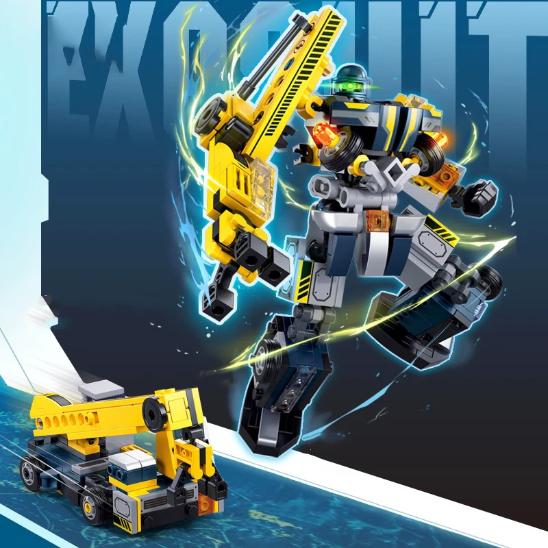 Sluban 2IN1 Metamorphic Robotics Mech Movie