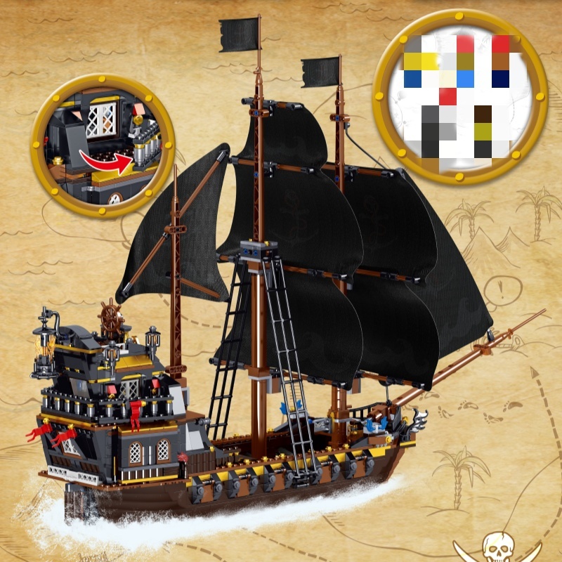ZHEGAO 982001-982006 Pirate ship Technic