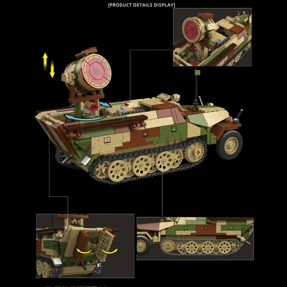 QUANGUAN 100318 Sd.Kfz.251/20 Ausf.D UHU Military