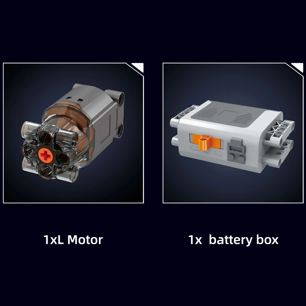 MouldKing 10200 Scania Truck engine Transmission Technic