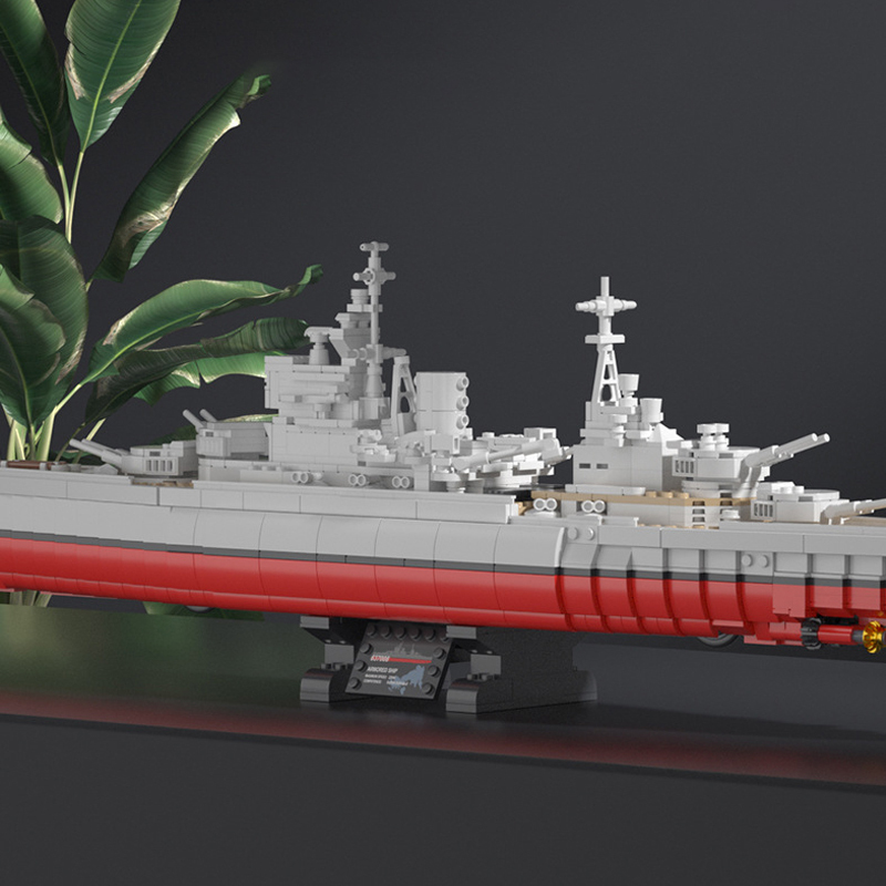 Panlos 637008 Military Qieen Elizabeth-Class Battleship Building Blocks 1556±pcs Bricks from China.