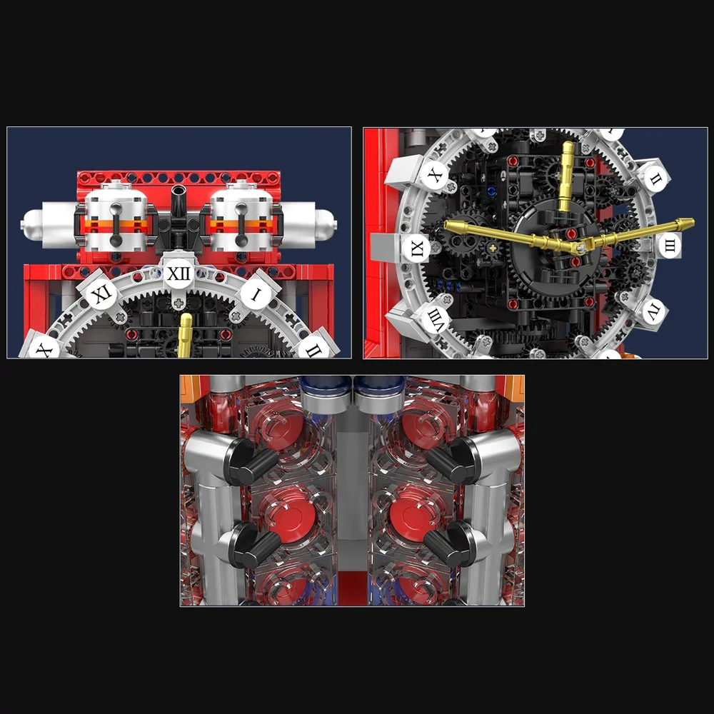 MouldKing 10187 ENGINE CLOCK Technic