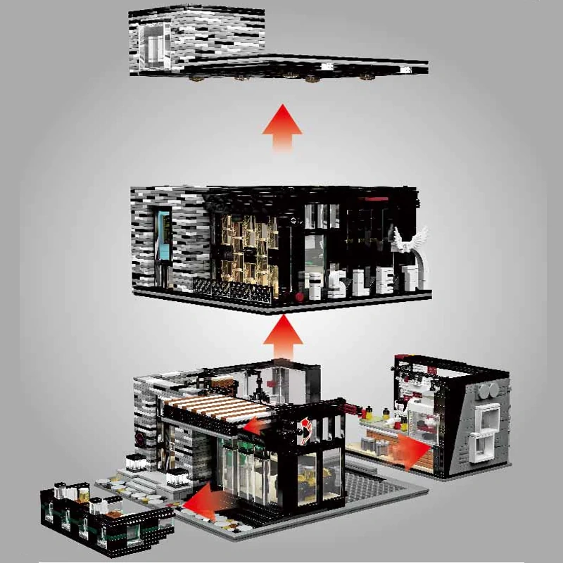MouldKing 16042S The Bar Modular Buildings