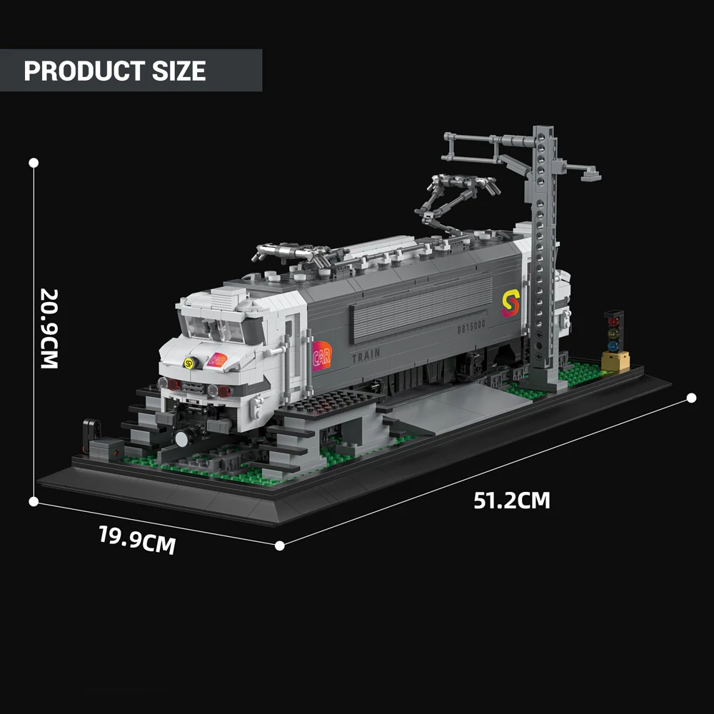 [Pre-sale] Reobrix 66803 BB15000 ELECTRIC LOCOMOTIVE Technic