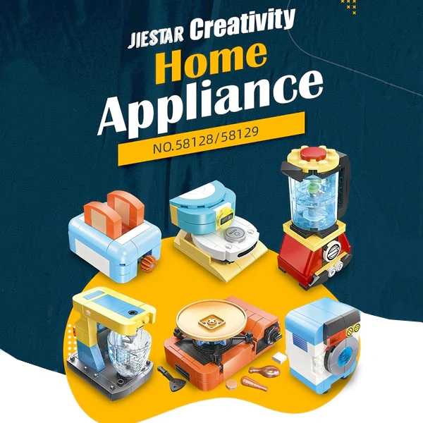 JIESTAR Mini Simulation Small Household Appliances Creator Expert