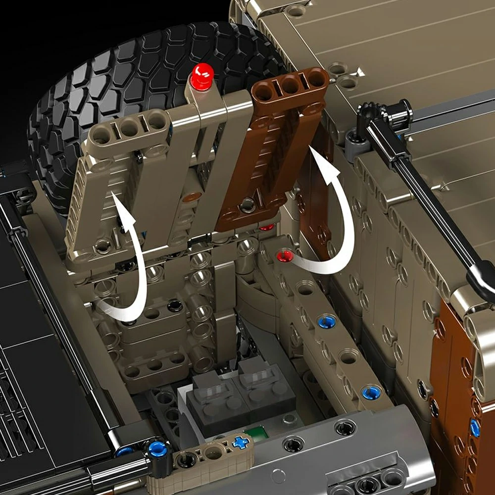 MouldKing BOX -STYLE 8X4 MISSILE VEHIOLE Military
