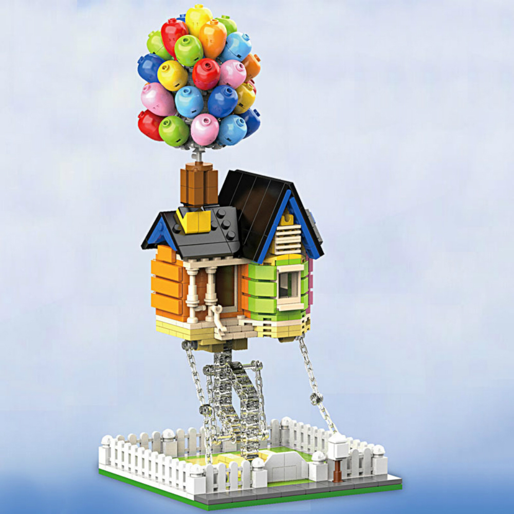 DK7025 Movie & Game Creator Balloon House Building Blocks 555pcs Bricks from China Delivery.