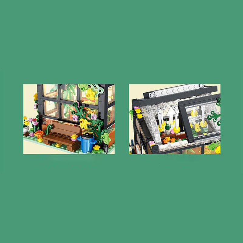 Forange FC8501 MOC Girl Dream Cottage Flower Shop Building Blocks 579PCS Bricks Toys Gift From China.