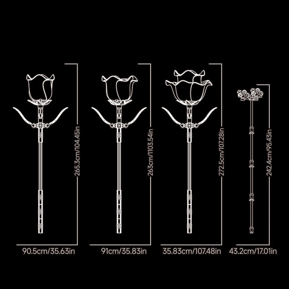 PINLEEN  BOUQUET OF ROSES Creator Expert