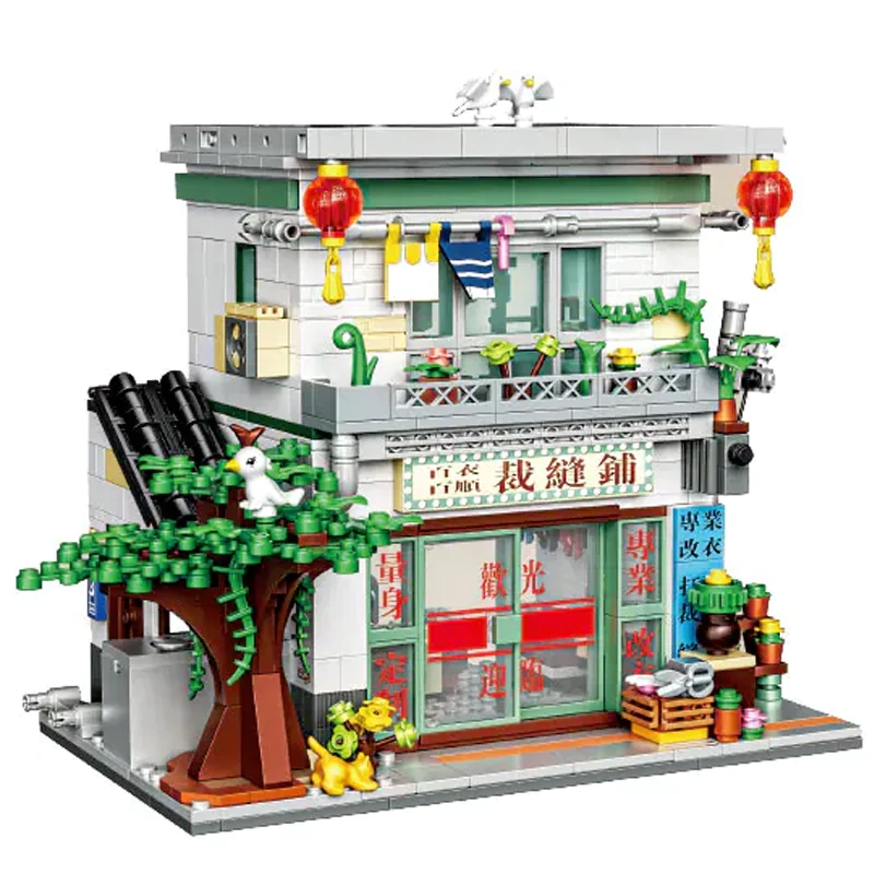 [Mini Micro Bricks] ZHEGAO Retro Street View Series Modular Buildings