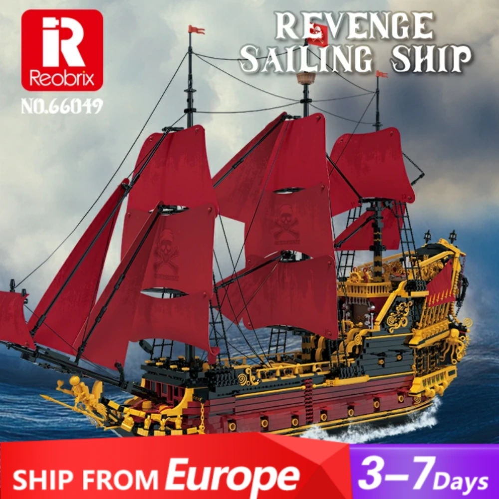 [Pre-sale] Reobrix 66049 REVENGE SAILING SHIP Technic Europe Warehouse Express