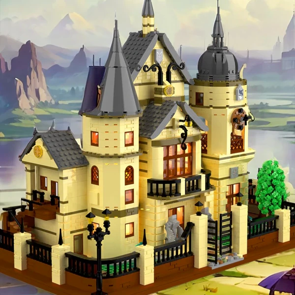 [Mini Micro Bricks] ZHEGAO 613004 Magic Academy Modular Buildings