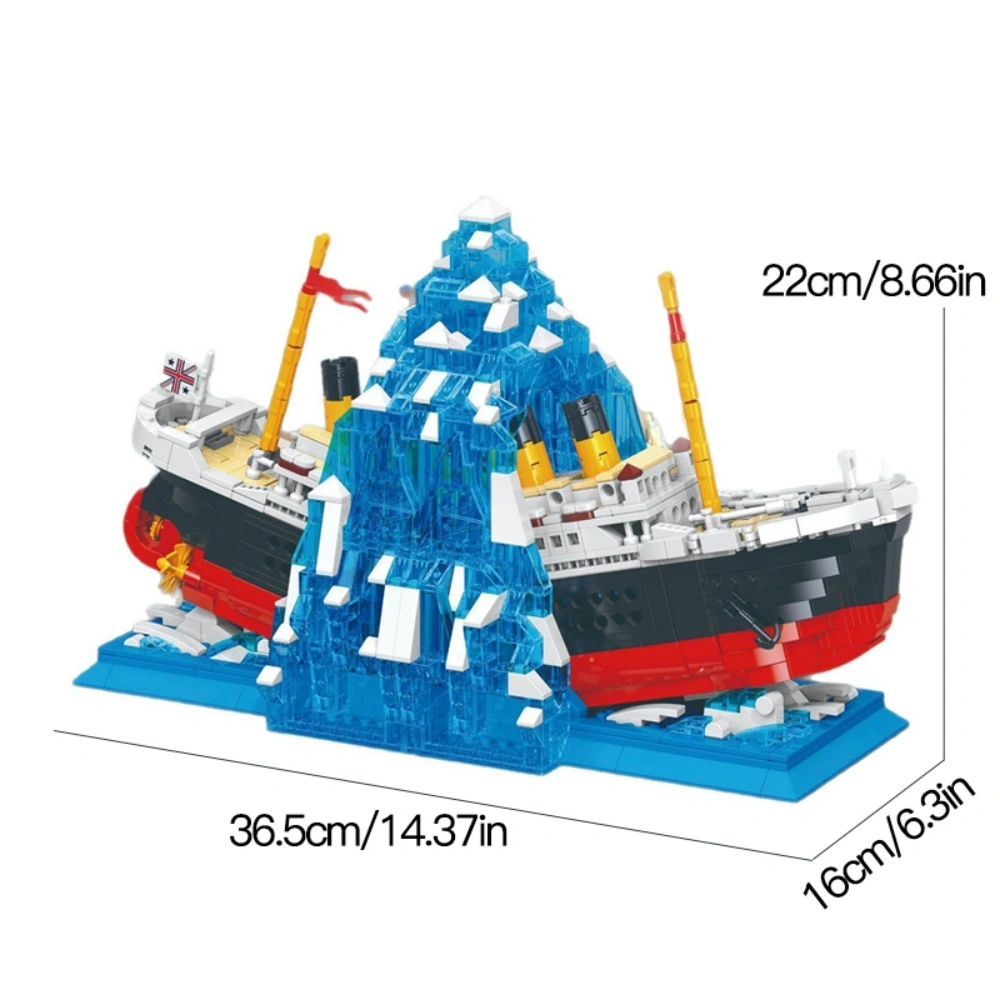 ZHEGAO 958026 Titanic Funny Bookstand Creator Expert