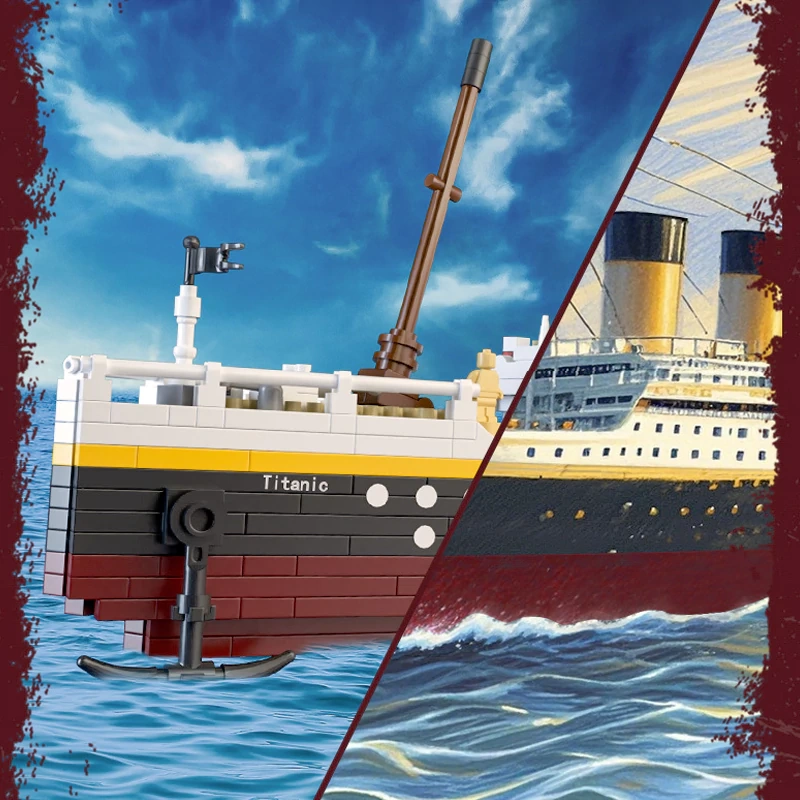 [Mini Micro Bricks] YKO P3122 Titanic Cruise Ship Movie
