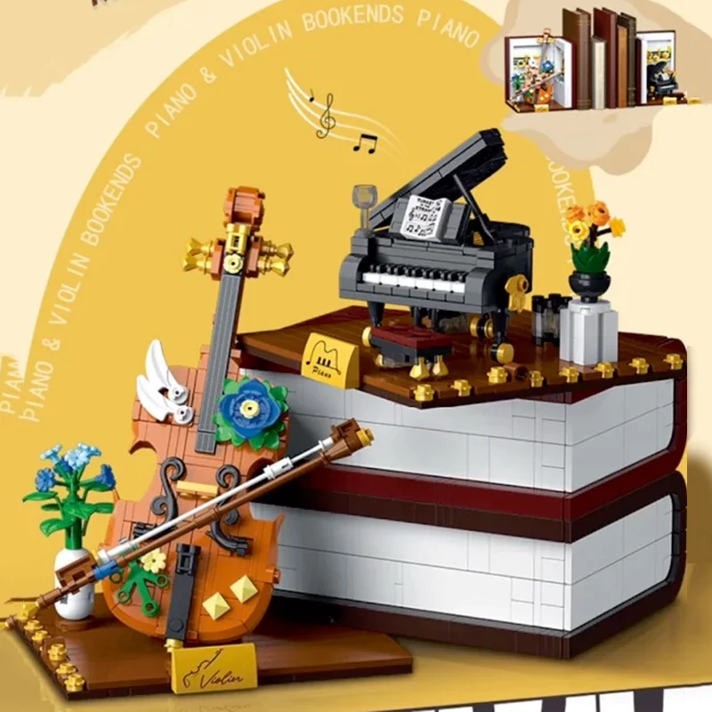 XMORK 028007 MUSICAL INSTRUMENT BOOKEND Creator Expert