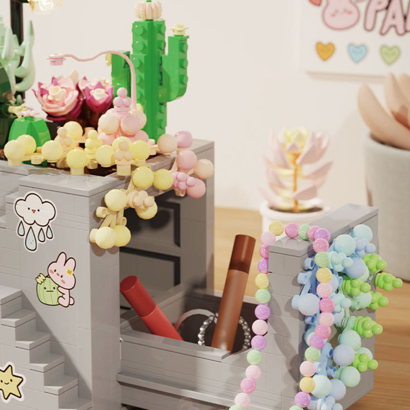 TUOMU T6002 Garden Party: Succulent Storage Box Creator Expert