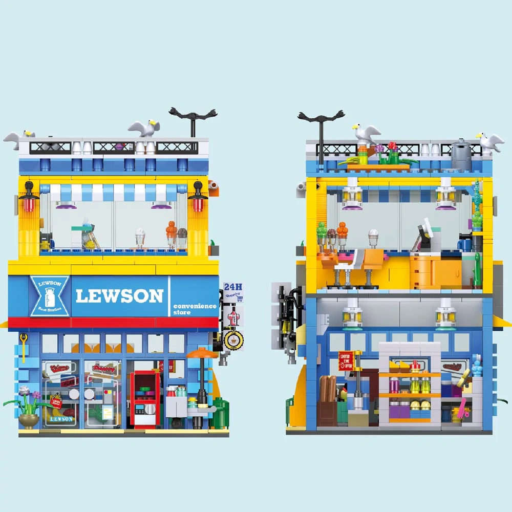 Jiestar Mini Street View Convenience Store Modular Buildings