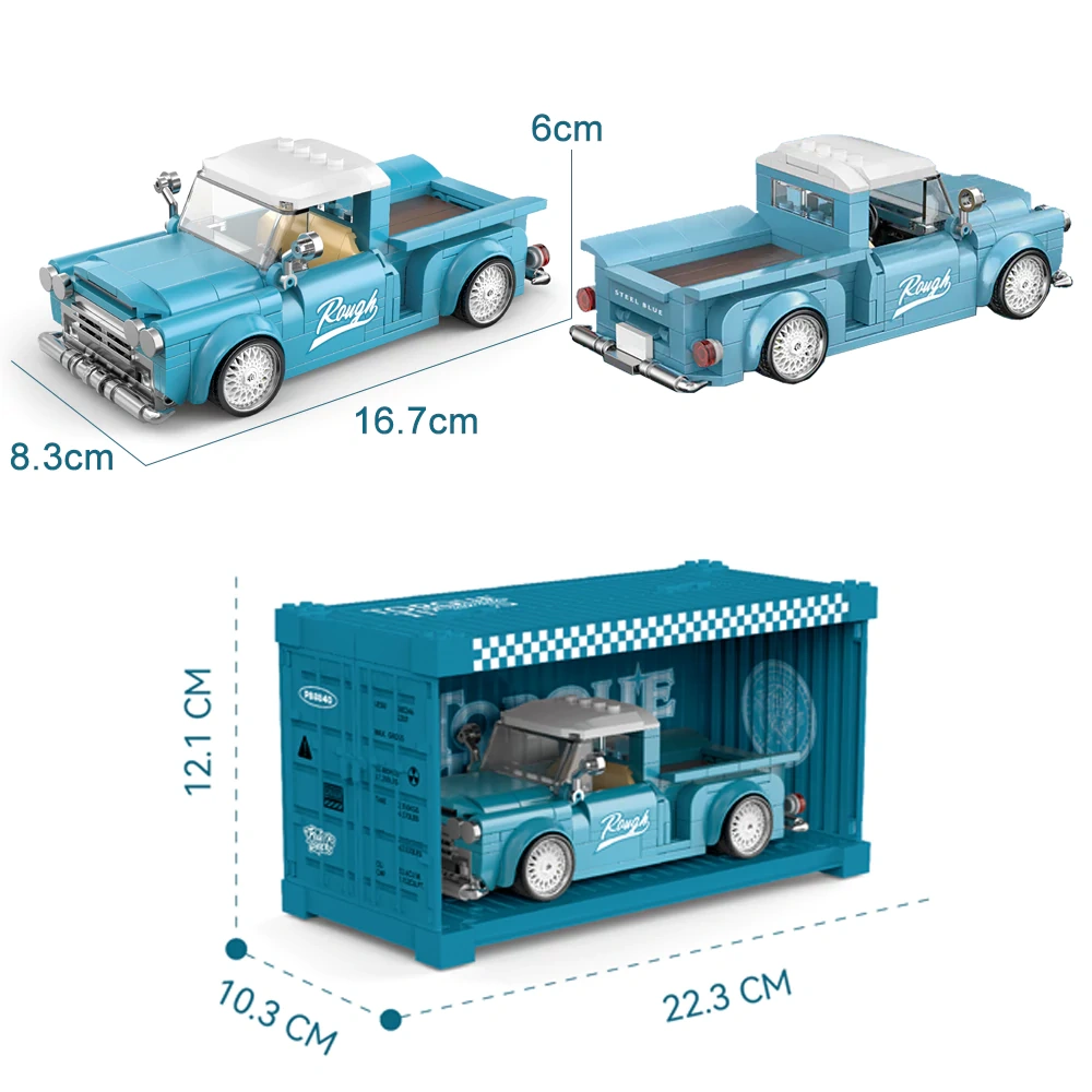 [DEAL] PowerBlock Pickup Trucks Sea Breeze Knight 8-Wide 1:32 Scale Car Technic