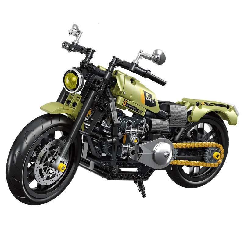 Forange FC9303 Technical Technic 2 In 1 Engine Morph Motorcycle