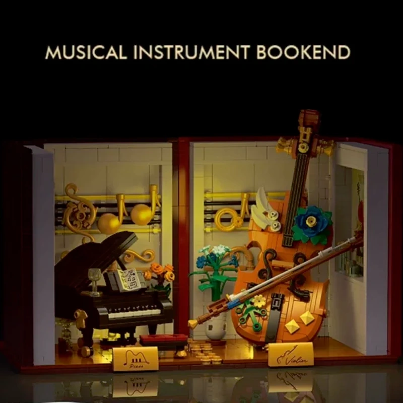 XMORK 028007 MUSICAL INSTRUMENT BOOKEND Creator Expert
