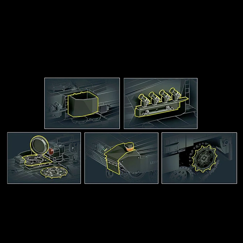 12GO 96012 LEOPARD 2A8 Tank Military